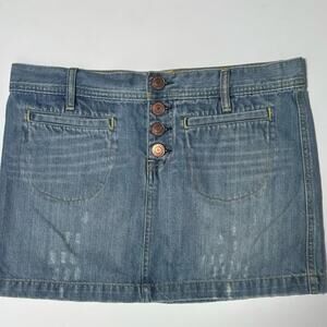 Y2K Vintage Old Navy Ultra Low Rise Denim Skirt